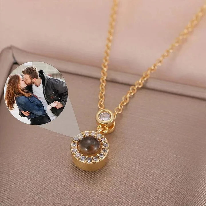 Photo Custom Projection Necklace