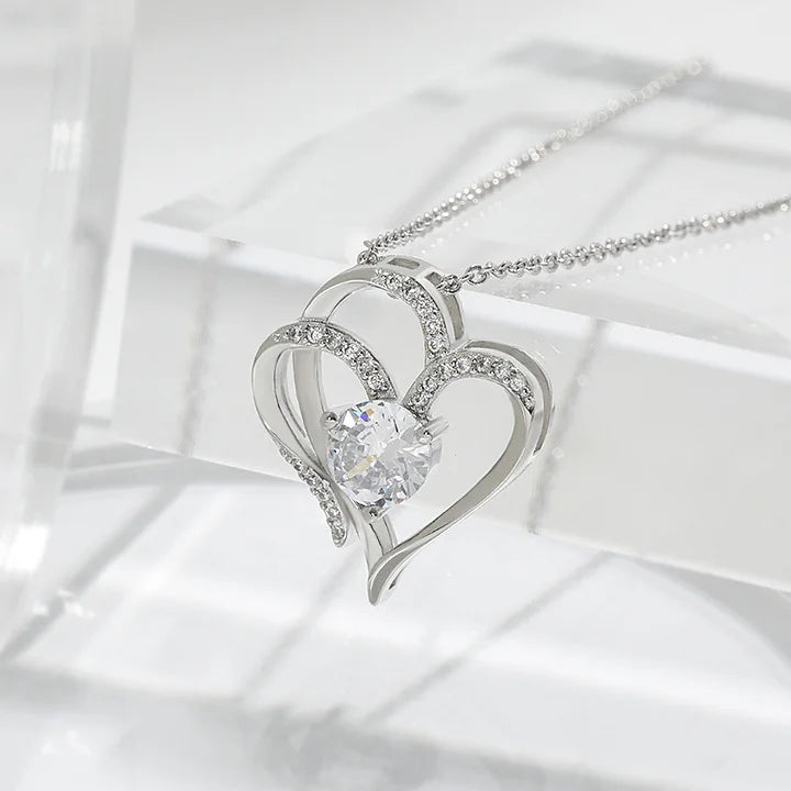 Double Love Pendant Necklace