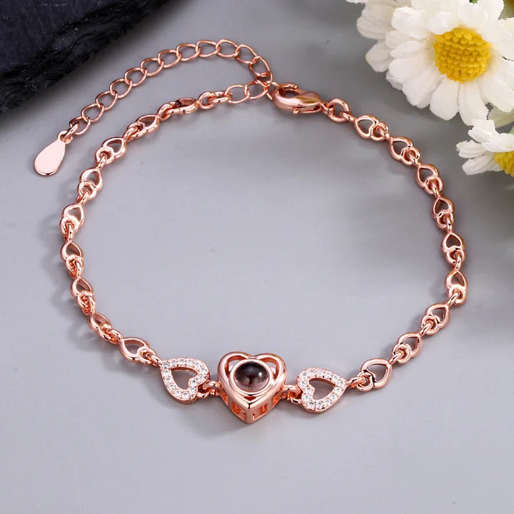 Photo Custom Projection Bracelet Heart-Shaped Bracelet