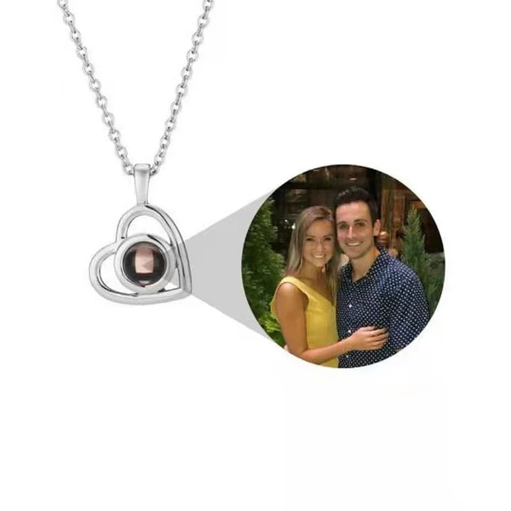 Photo customization projection titanium steel necklace gift